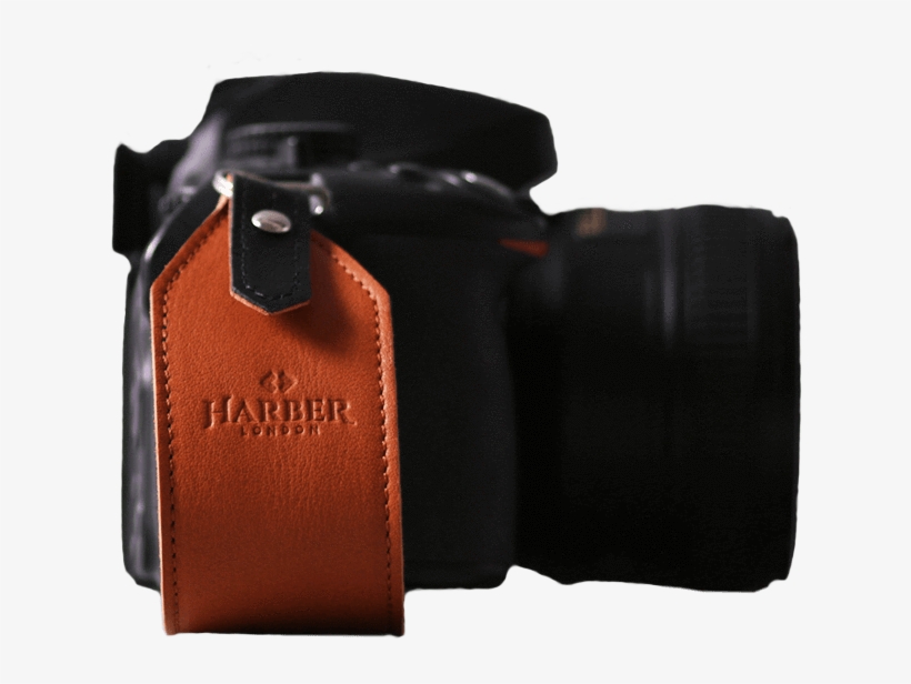 Leather Camera Clutch Strap Camera Harber London - Leather, transparent png download