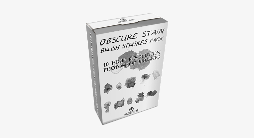 Obscure "stain" Brush Strokes Pack - Box, transparent png download