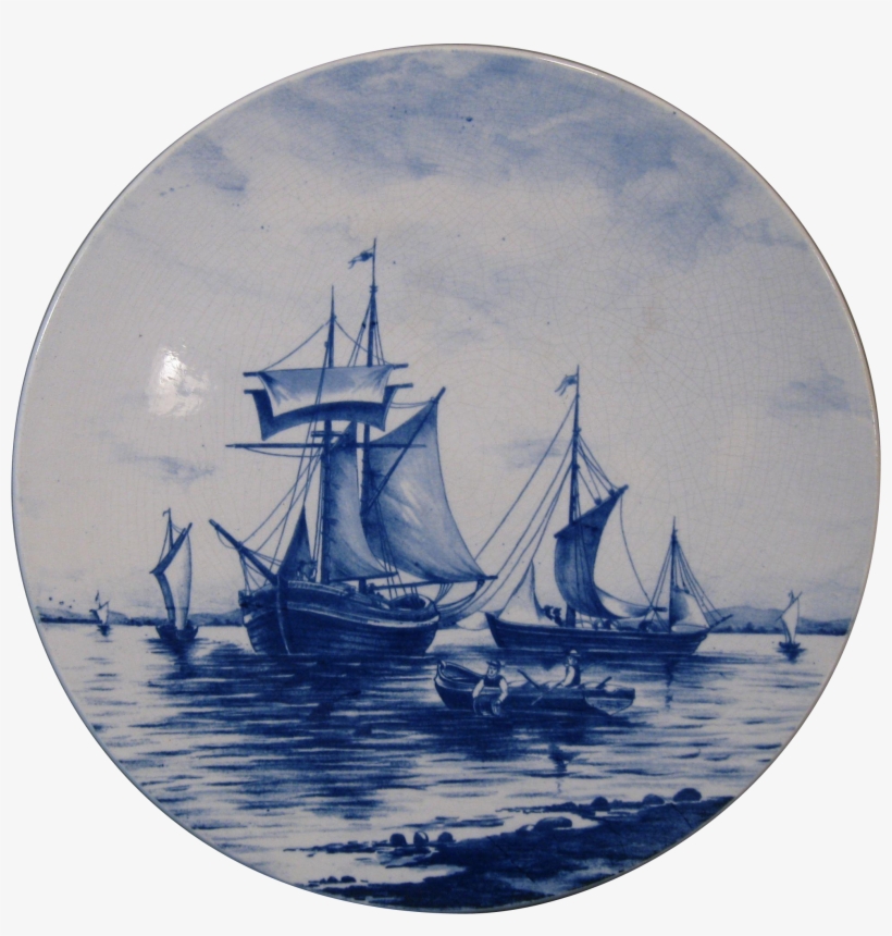 Circa 1900 Villeroy Boch Plate With Holes On The Back - Villeroy & Boch Plate, transparent png download