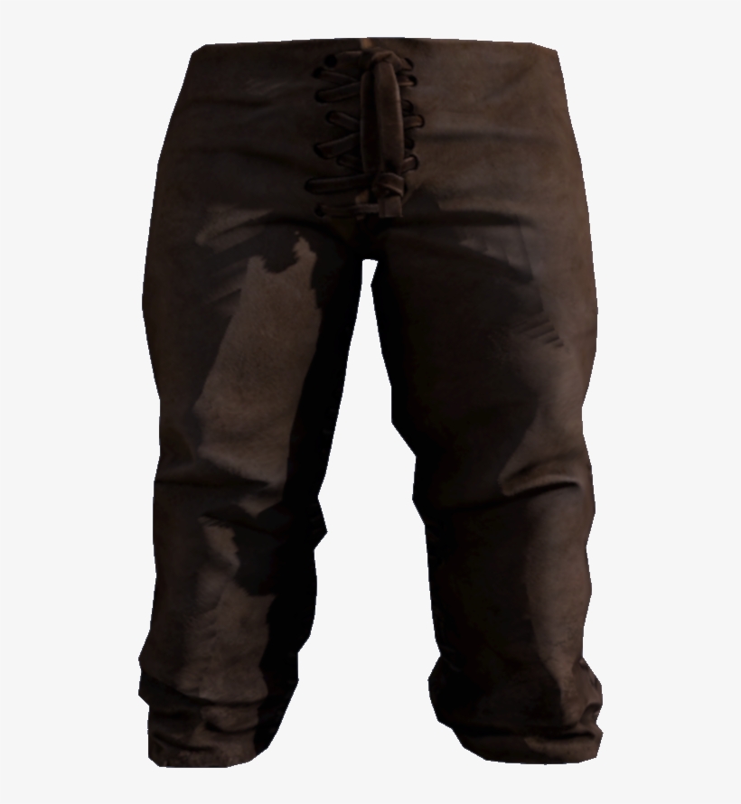 Leather Pants Black Model - Trousers, transparent png download