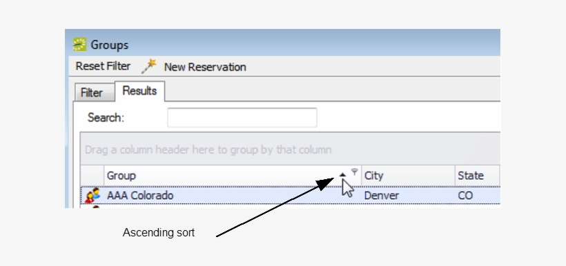 Click Once In Any Column Header To Display A Sort Order - Ok Reply Email, transparent png download