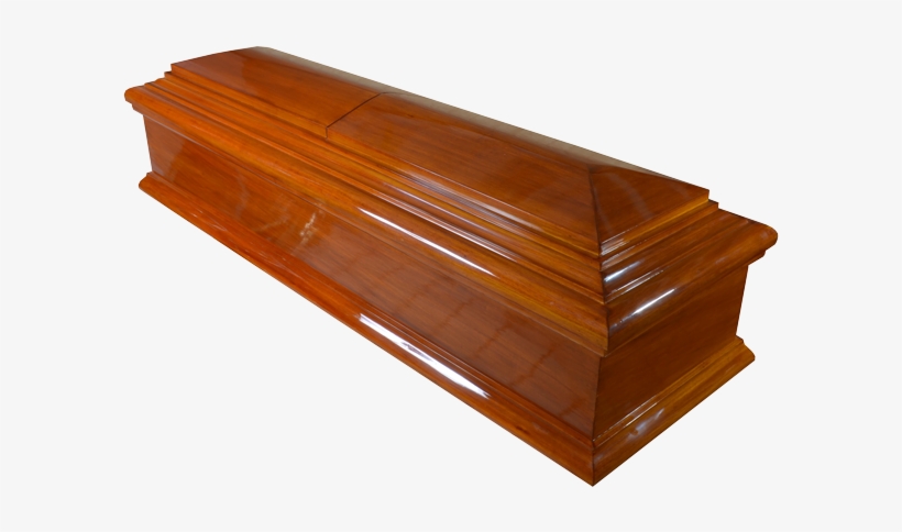Ataúd De Madera Laqueado Al Natural - Ataud De Madera Png, transparent png download