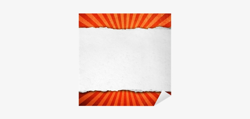 Vinilo Pixerstick De Papel Roto En El Patrón De Rayos - Art Paper, transparent png download