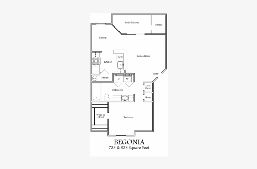 Begonia - Villas At Lawrence Street, transparent png download
