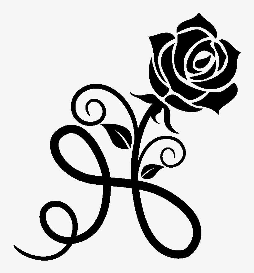 Sticker Rose Petillante Ambiance Sticker Kc2920 - Clip Art Rose Border, transparent png download