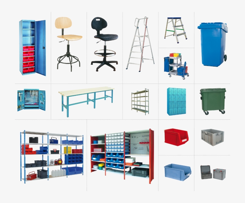 Mobiliario Y Material De Almacén - Seleccion De Mobiliario Y Equipo De Almacen, transparent png download