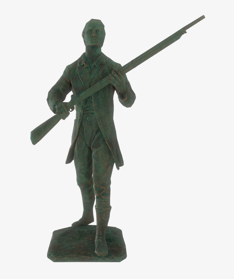 Fo4 Soldier Statue - Soldier, transparent png download