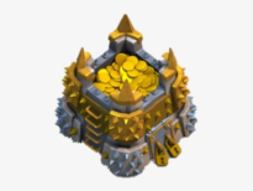 Almacén De Oro Clash Of Clans Gold Storage Levels PNG Image