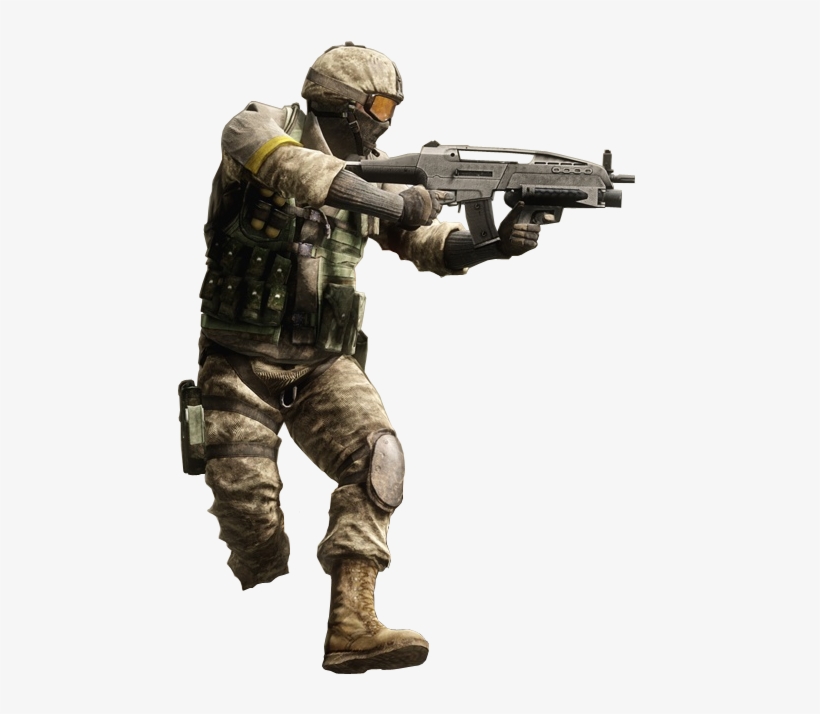 Rep In Return Bro - Battlefield Bad Company 2 Soldier, transparent png download