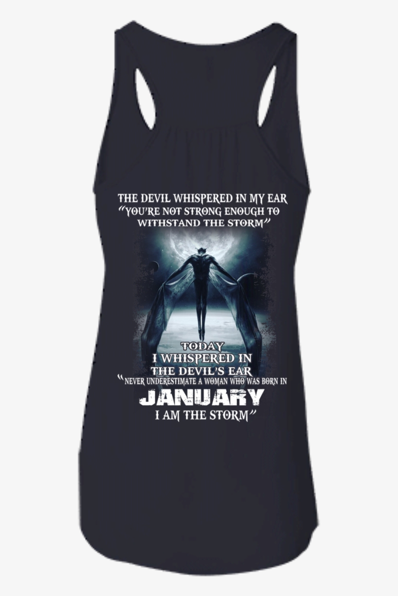 Devil Whispered Never Underestimate A Woman Who Was - Devil Whispered In My Ear, A Man Born In February Shirt,, transparent png download