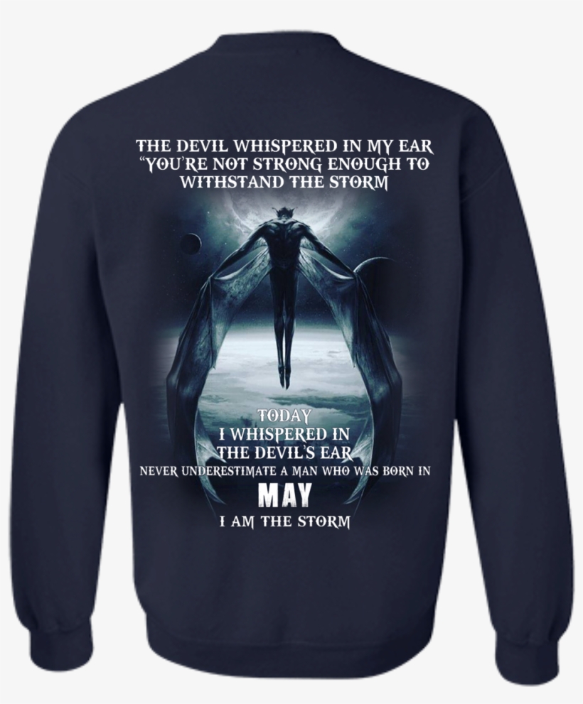Devil Whispered In My Ear Never Underestimate A Man - Devil Whispered In My Ear, A Man Born In February Shirt,, transparent png download