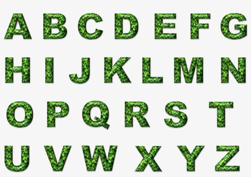 Alphabet, Environmental, Ecological, Green, Letters, - Most Dangerous Word Is W, transparent png download