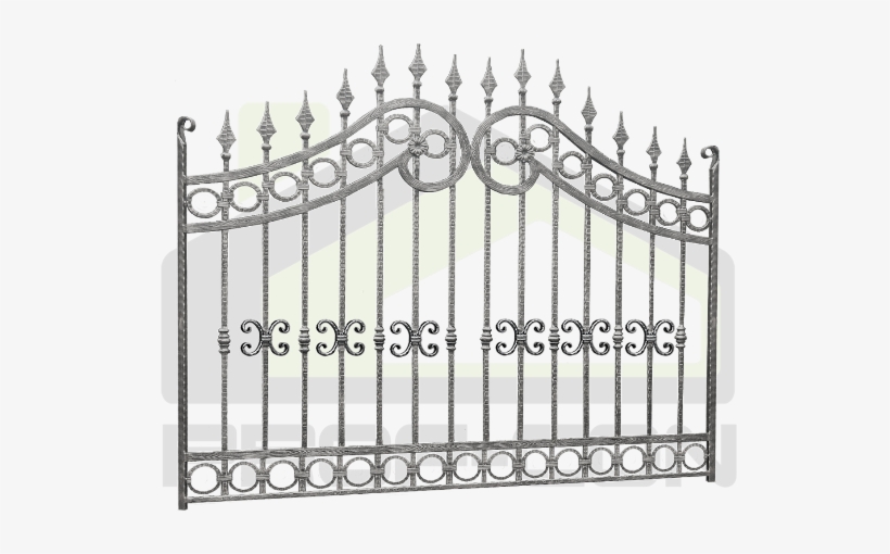 Wrought Iron Gates And Fences - Porte En Fer Plein L350xpr4xh288 Cm, transparent png download