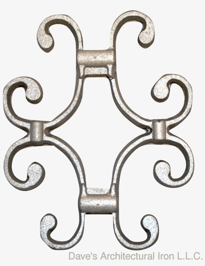 Scroll Aluminum Fits ¾” Sc14-al - Iron, transparent png download
