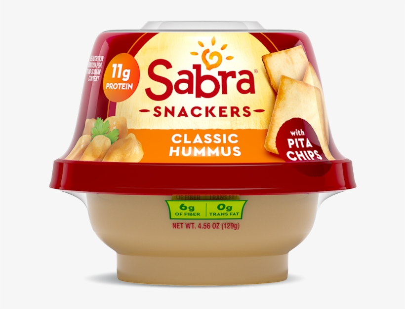 classic Hummus With Pita Chips - Pretzel And Hummus, transparent png download