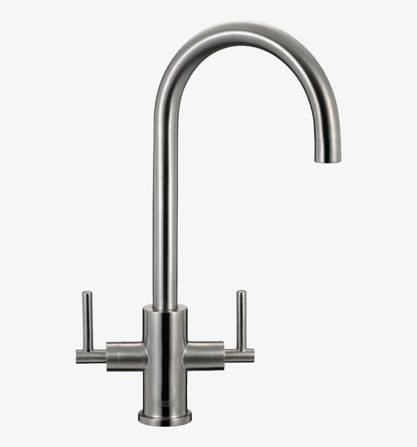 Brushed Stainless Steel Accents Home Garden Bathroom - Kitchen Taps Stainless Steel, transparent png download