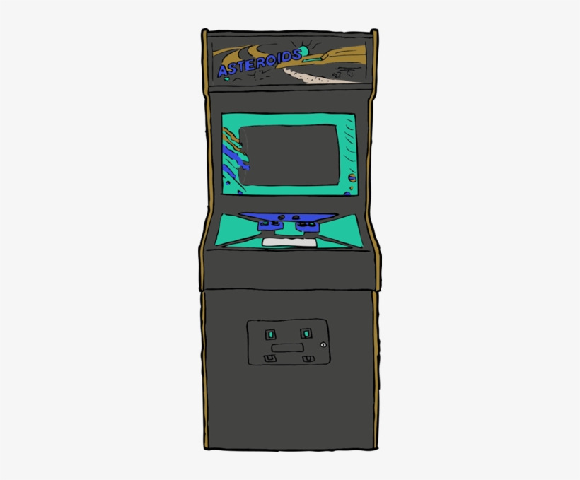 Arcade Game Clipart - Asteroids, transparent png download