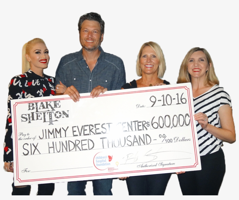 Blake Shelton Donations, transparent png download