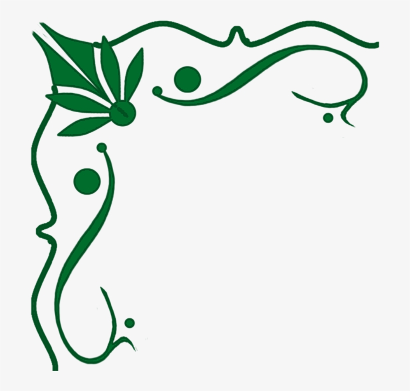 Patrick's Day Graphics, Backgrounds, Vectors, Pngs - Transparent Design Corner Frame, transparent png download