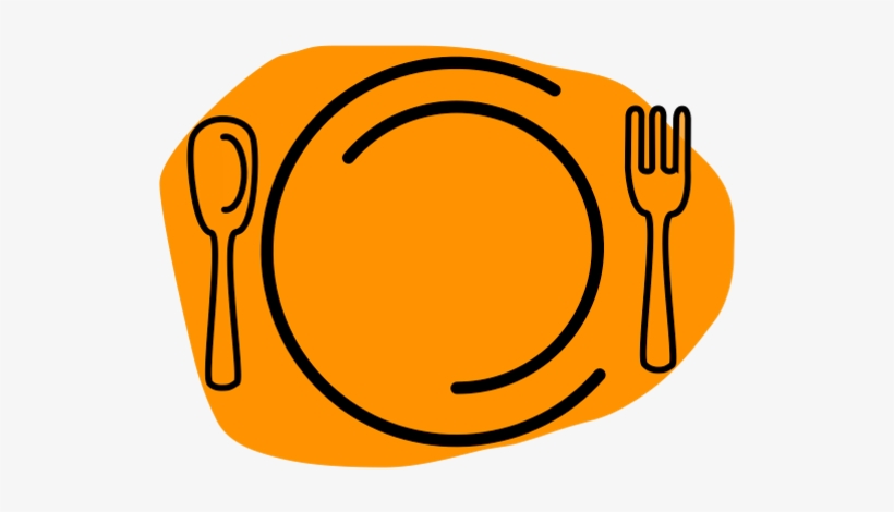 Thanksgiving Luncheon Clip Art Pictures To Pin On - Plate Clipart, transparent png download