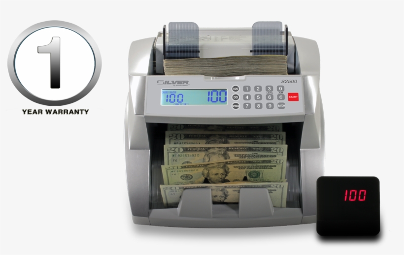 Accubanker S2500 Commercial Bill Counter One Year Warranty - Gadget, transparent png download