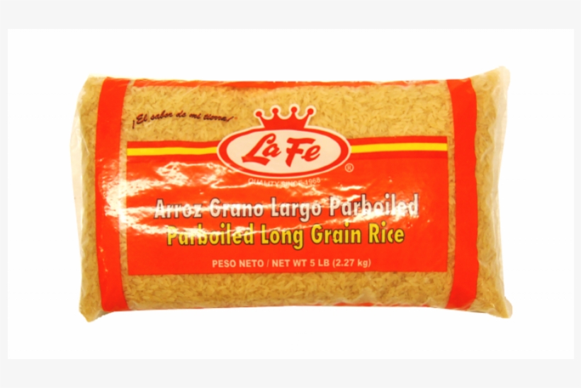 Lafe Parboiled Long Grain Rice 5lb - La Fe Parboiled Rice 20 Lb, transparent png download
