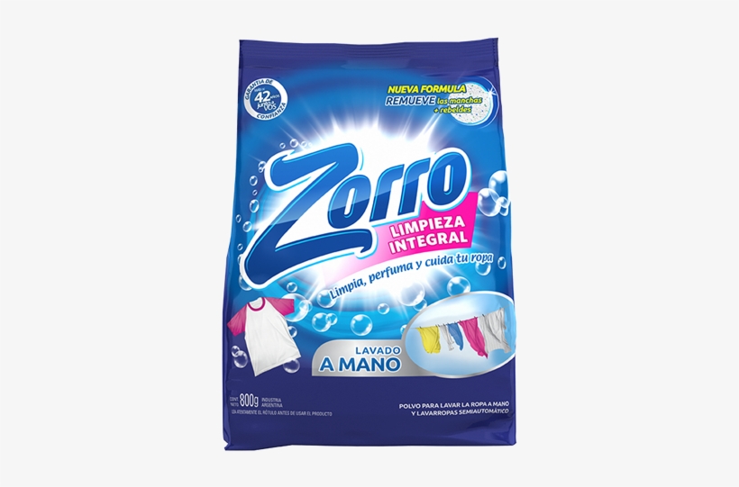 Foto Jabon En Polvo Alta Espuma 800gr Zorro Bsa De - Soap, transparent png download