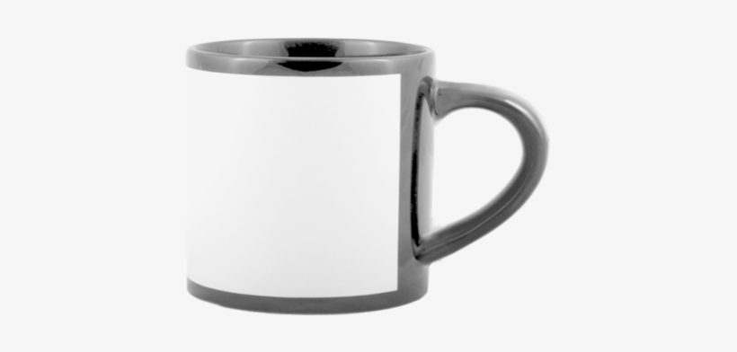 6oz Black Mug White Patch - White Patch Png Hd, transparent png download