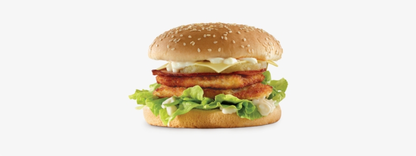 Double Fillet - Double Grilled Chicken Burger, transparent png download