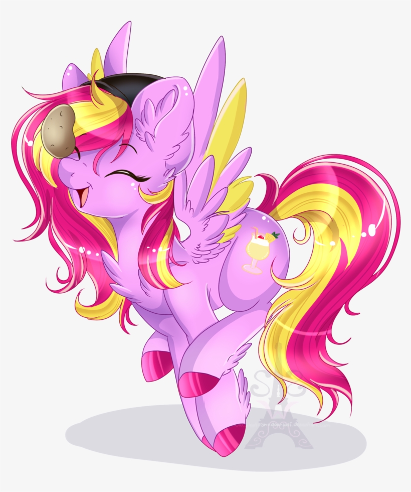 Silent Shadow Wolf, Balancing, Cute, Food, Happy, Oc, - Illustration, transparent png download