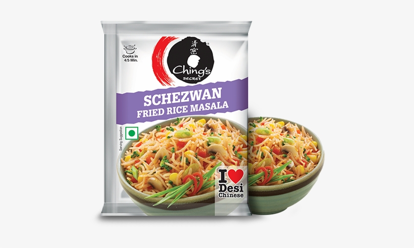 Schezwan Fried Rice Miracle Masala - Ching's Secret, transparent png download