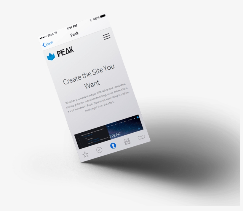 Peak Mobile Perspective - Gadget, transparent png download