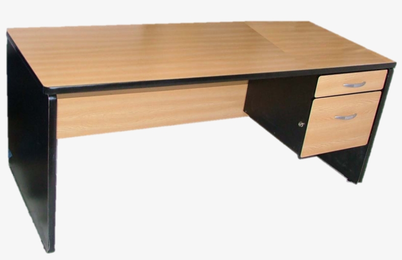 Escritorio Semiejecutivo Melamina - Furniture, transparent png download