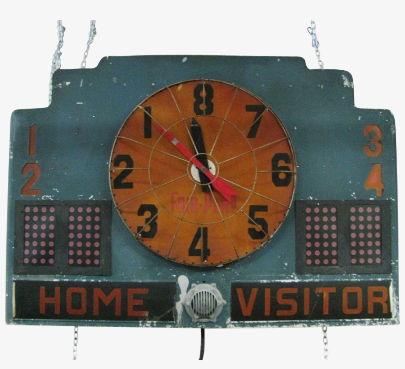 Vintage Basketball Scoreboard Lighted Fair Play Wonderful - Wall Clock, transparent png download