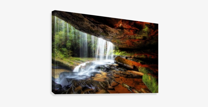 Under The Ledge Canvas Print - Brisbane Waters National Park, transparent png download