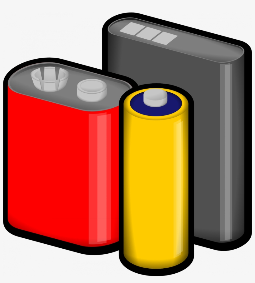 Cc0 Public Domain - Batteries Clipart, transparent png download