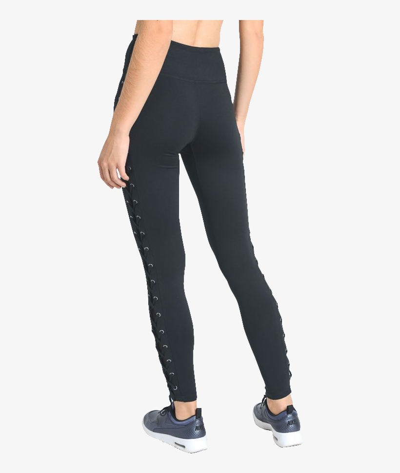 Lace Up Leggings - Tights, transparent png download