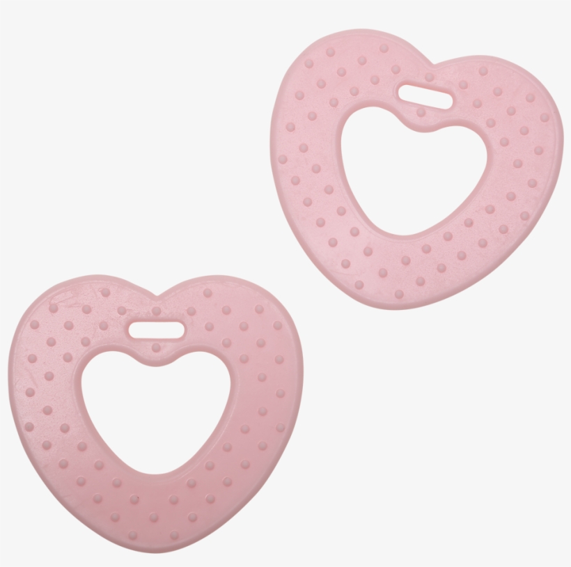 Teether Heart - Material - Tpe - Light Pink - 68 Mm - Go Handmade Bidehjerte, transparent png download