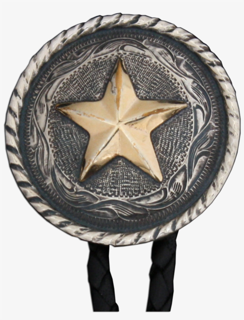 Engraved Sterling Silver Bolo Tie With Rope Edge And - Gold-filled Jewelry, transparent png download