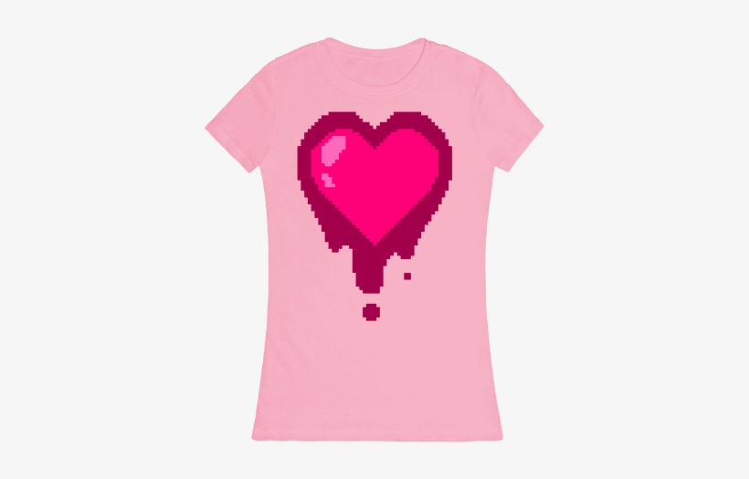 Bleeding Heart Womens T-shirt - T-shirt, transparent png download