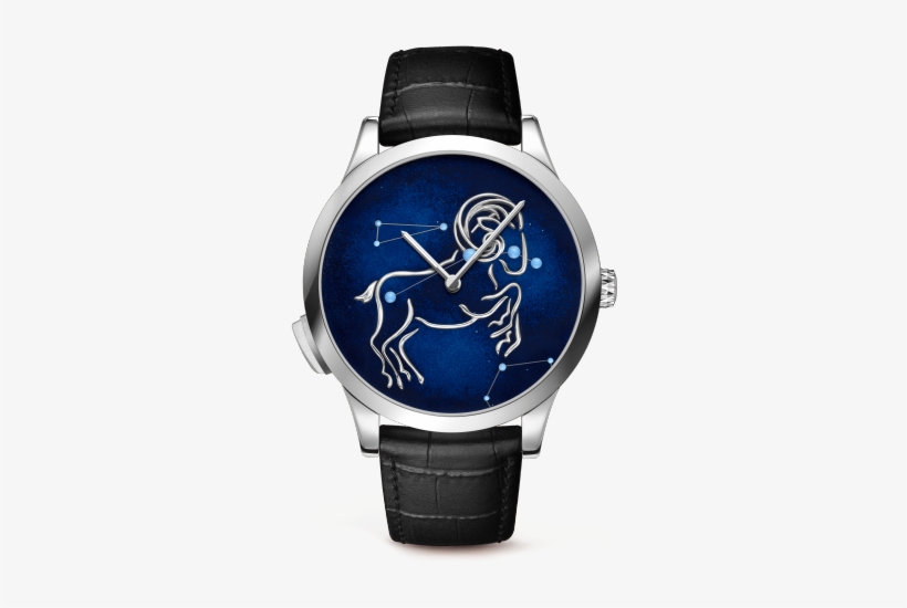 Midnight Zodiac Lumineux Aries Watch,satin-finish Alligator, - Watch, transparent png download