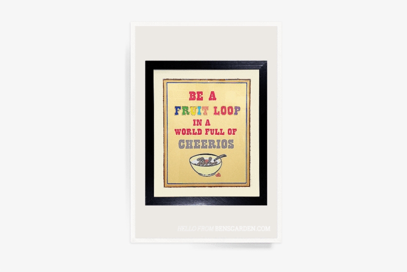 Gilded 18k Be A Fruit Loop Vintage Expression Artwork - Ben's Garden Coasters - Yellow (set Of 4), transparent png download