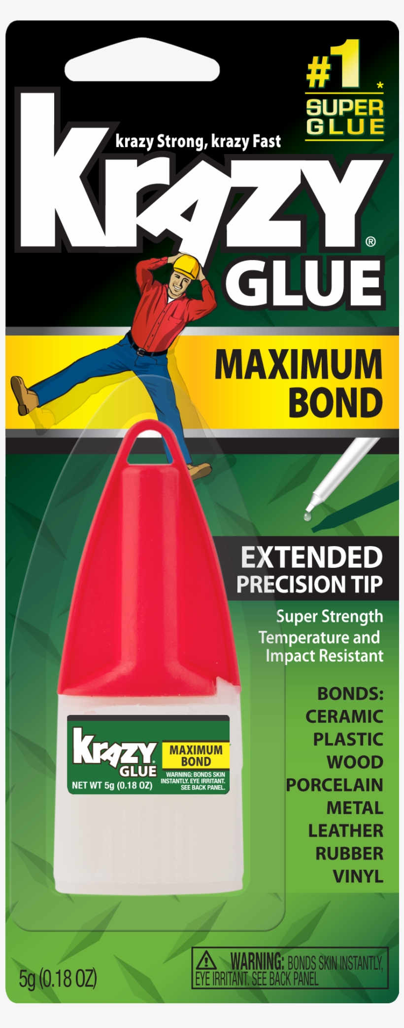 Krazy® Glue Advanced Formula, - Krazy Glue Strong Hold, transparent png download