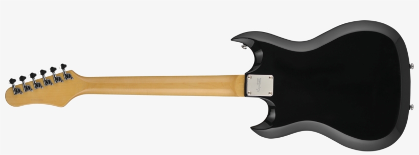 Hagstrom H-ii Black Back - Squier Bullet Mustang Hh Black, transparent png download