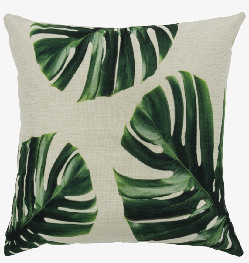 Monstera Cushion - Cushion, transparent png download