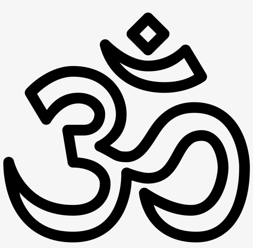 There Is What Looks Like The Number Three, With A Smaller - Om, transparent png download