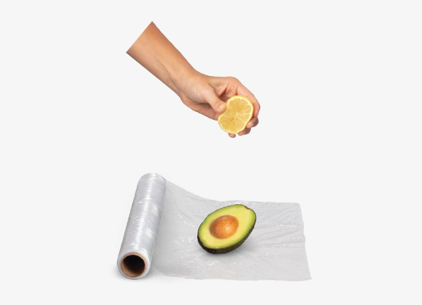 Lemon Being Squeezed On Half Of An Avocado - Avocado, transparent png download