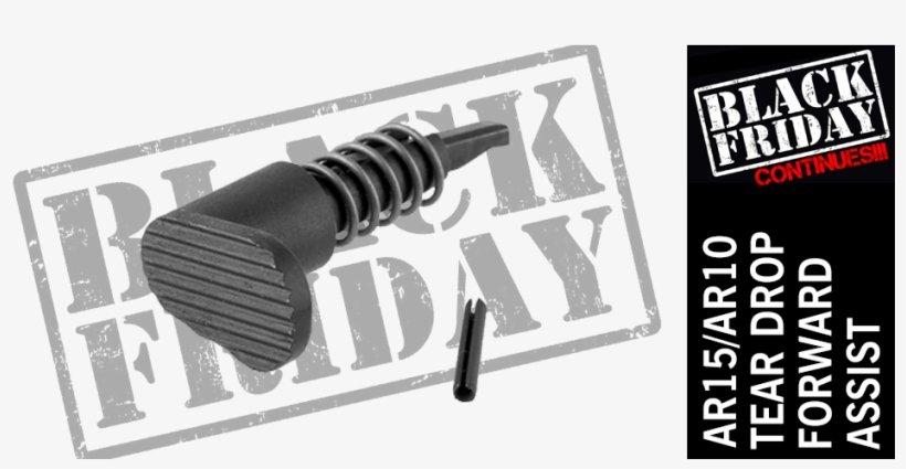 Black Friday Cyber Monday Ar15 Parts - Forward Assist, transparent png download