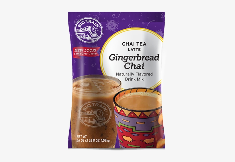 Big Train Gingerbread Chai Tea Latte - Big Train Chai 3.5 Lb Bag - Pumpkin Pie (seasonal), transparent png download