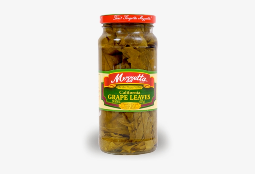 Grape Leaves - Mezzetta Maraschino Cherries With Stems - 9 Oz Jar, transparent png download